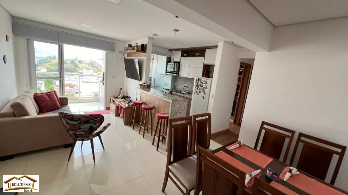 Foto 2 de Apartamento de 2 quartos (1 suíte) com varanda gourmet e vista da cidade no Village Inn, Morro Chic