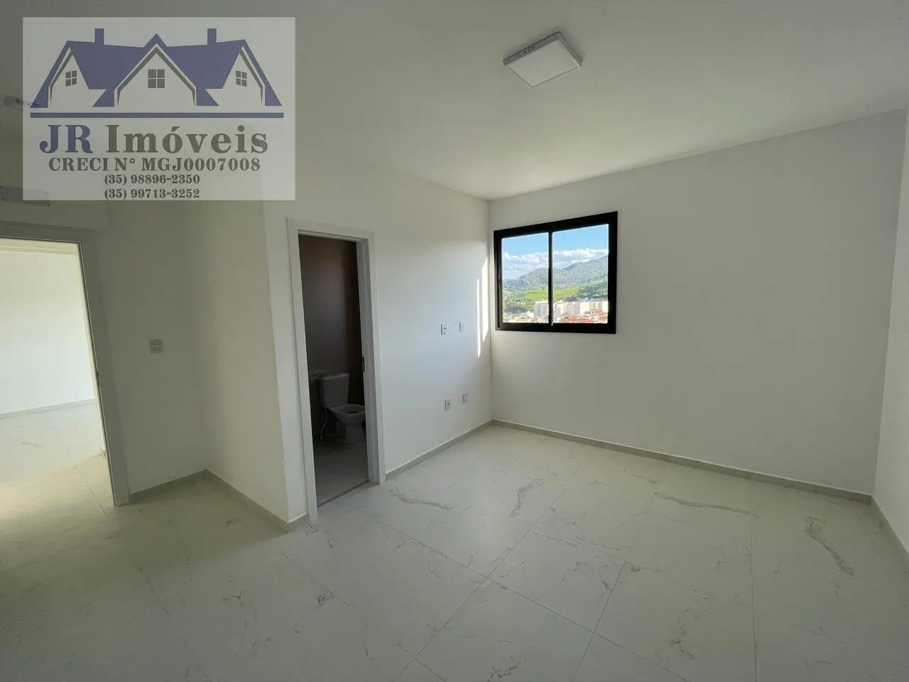 Foto 5 de Apartamento novo de 2 quartos (1 suíte) com varanda e vista, Varginha