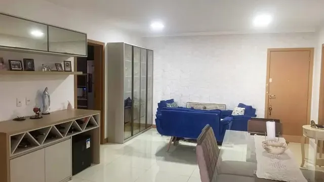 Apartamento de 3 quartos (1 suíte) com varanda gourmet no Village Inn, Morro Chic