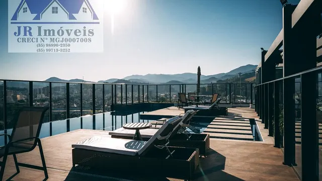 Foto 1 de Apartamento novo com 1 suíte em prédio com piscina e academia, Avenida