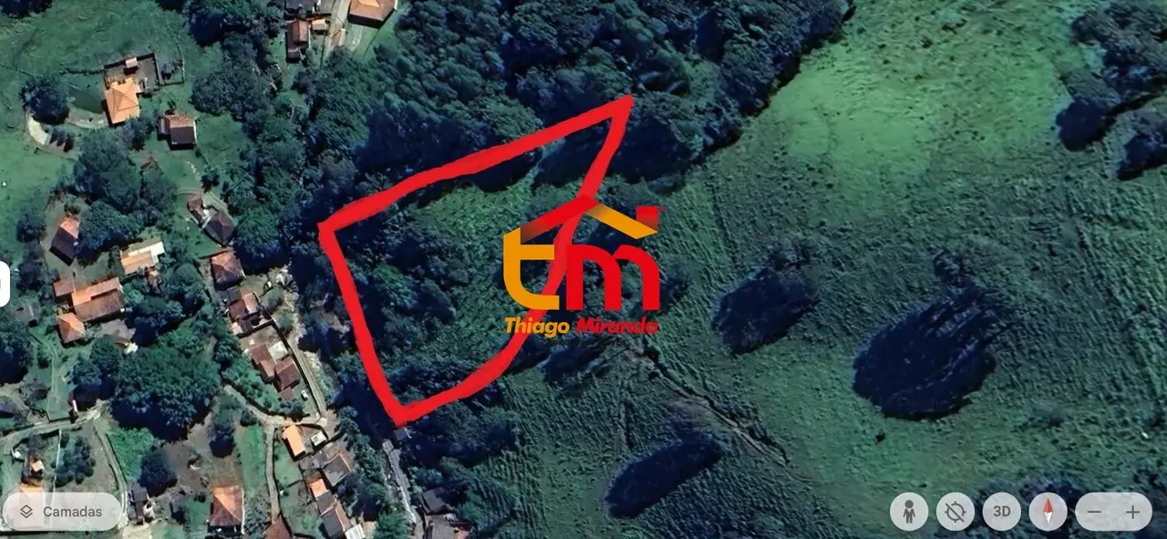 Foto 3 de Área rural de 2.000 m² com mata e vista para a serra, Área Rural de Itajubá