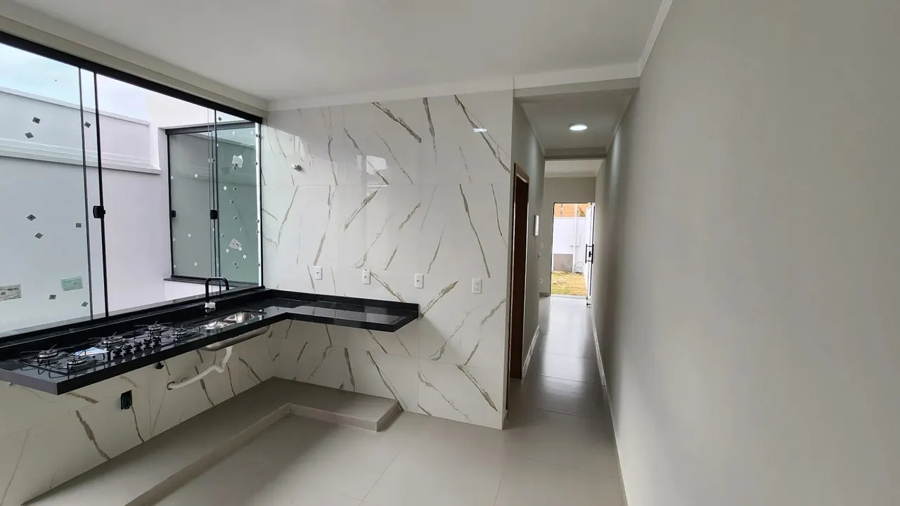 Foto 2 de Casa nova de 2 quartos com cozinha com cooktop e quintal, Santa Terezinha