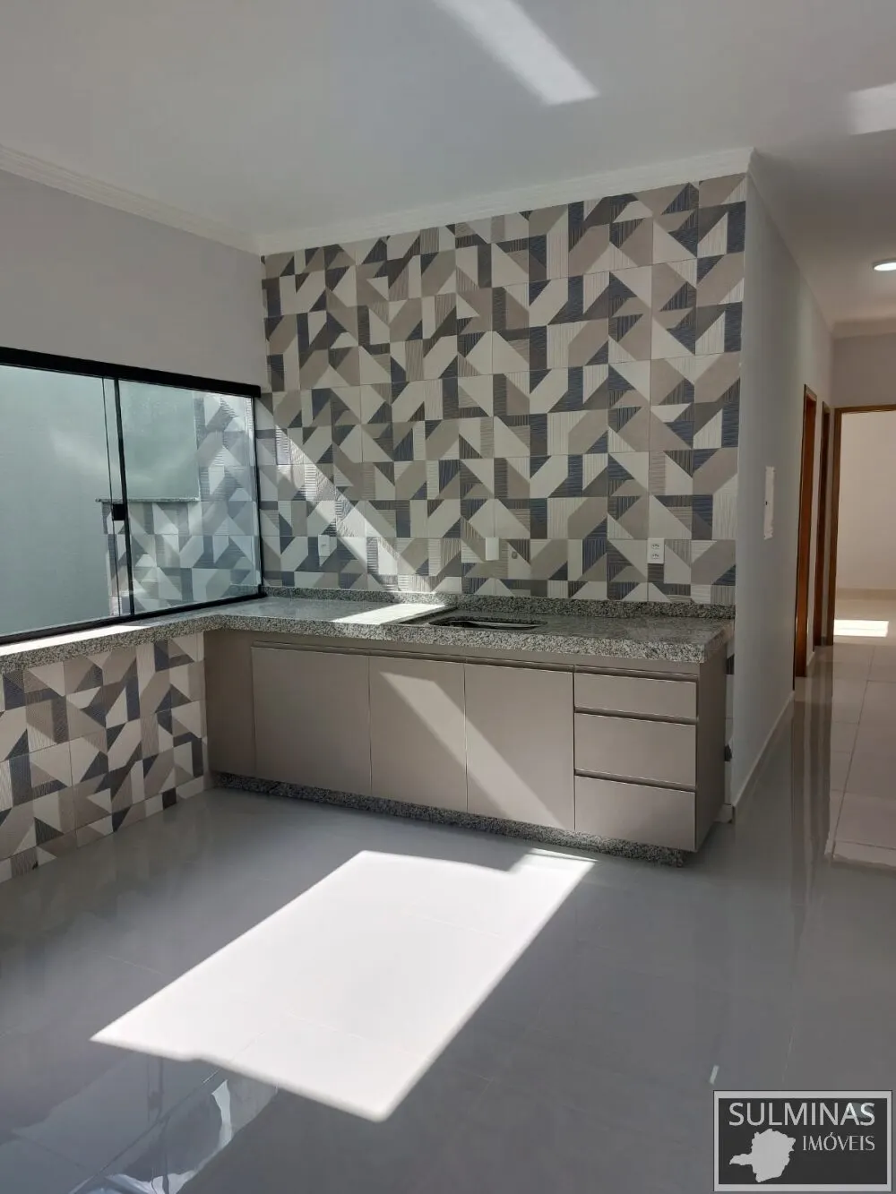 Foto 3 de Casa térrea nova de 2 quartos (1 suíte), Vale das Hortênsias