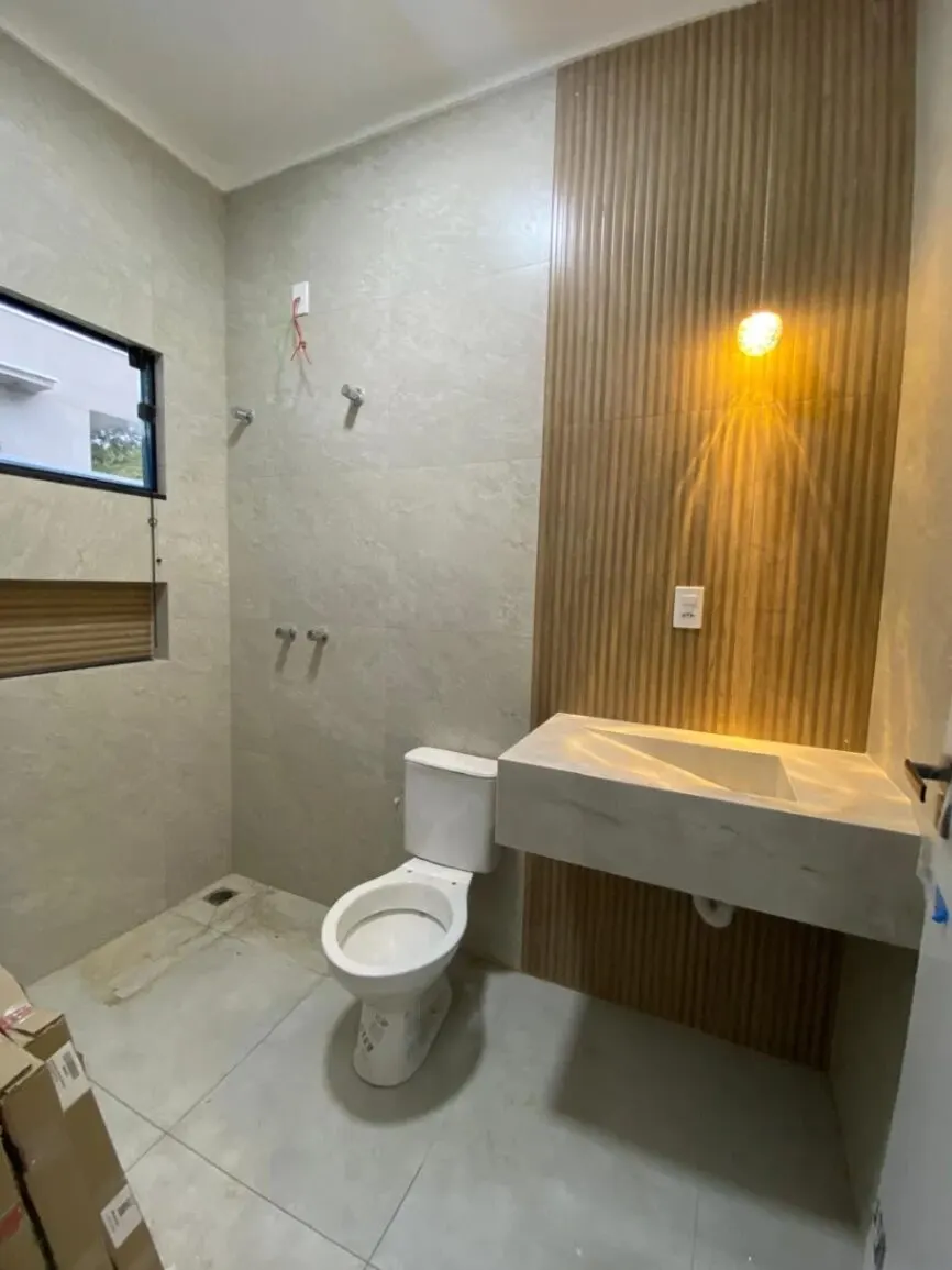 Foto 7 de Casa nova de 3 quartos (1 suíte) com garagem, Jardim Califórnia