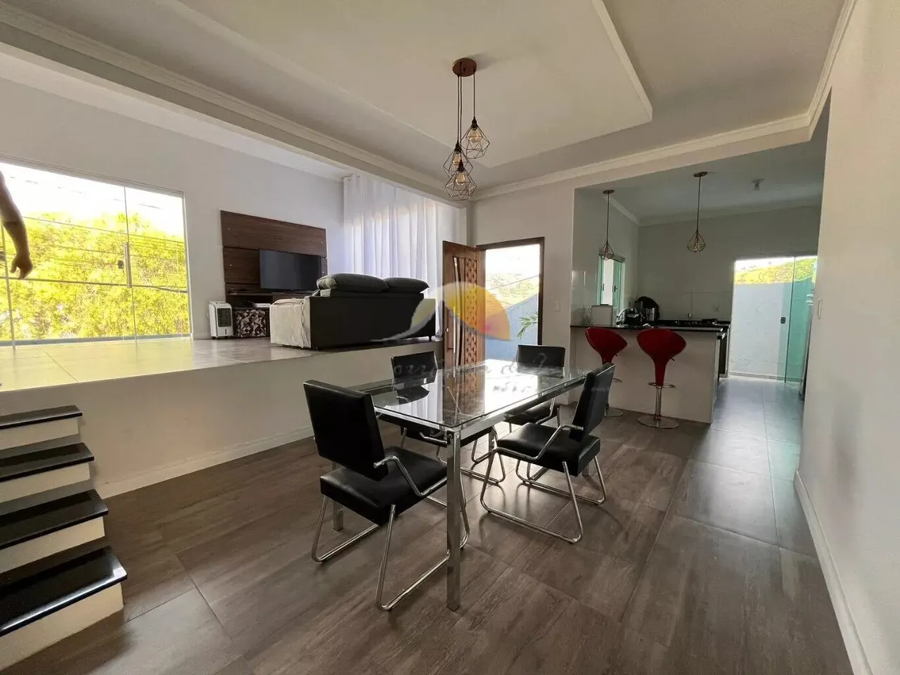 Foto 3 de Casa de 3 quartos (1 suíte com hidromassagem) e área gourmet com vista, Jardim Eldorado