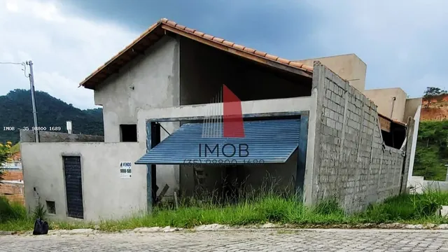 Foto 1 de Casa em construção de 3 quartos (1 suíte) com espaço gourmet, Vale das Hortênsias