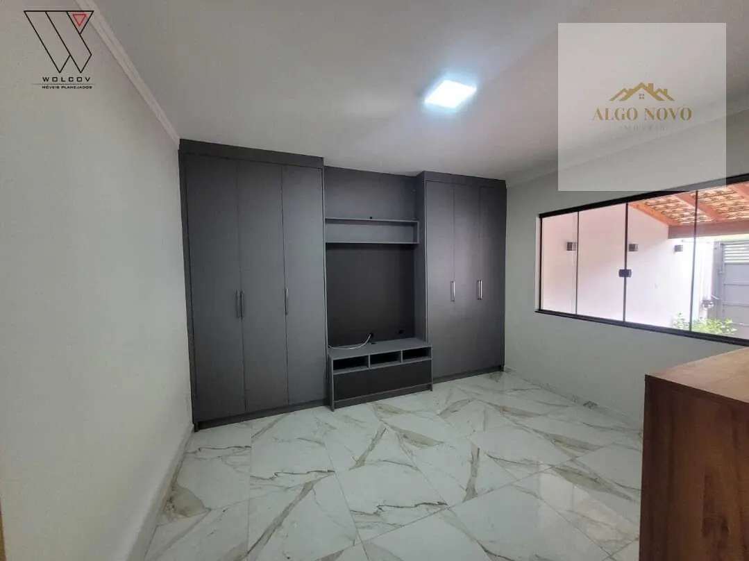 Foto 3 de Casa nova de 2 quartos (1 suíte) com móveis planejados e área gourmet, Varginha