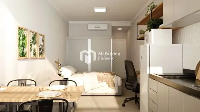 Foto 1 de Studio mobiliado de 24 m² próximo à UNIFEI, Nossa Senhora da Agonia, Itajubá-MG