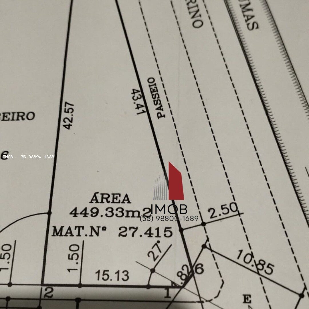 Foto 3 de Lote de 449 m² com frente para rua principal