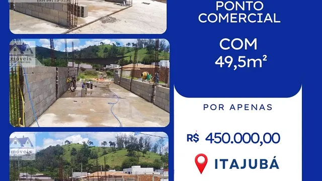 Foto 1 de Ponto comercial em construção em Anhumas, Itajubá