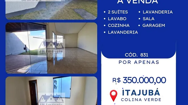 Casa de 101 m² na Colina Verde, Itajubá