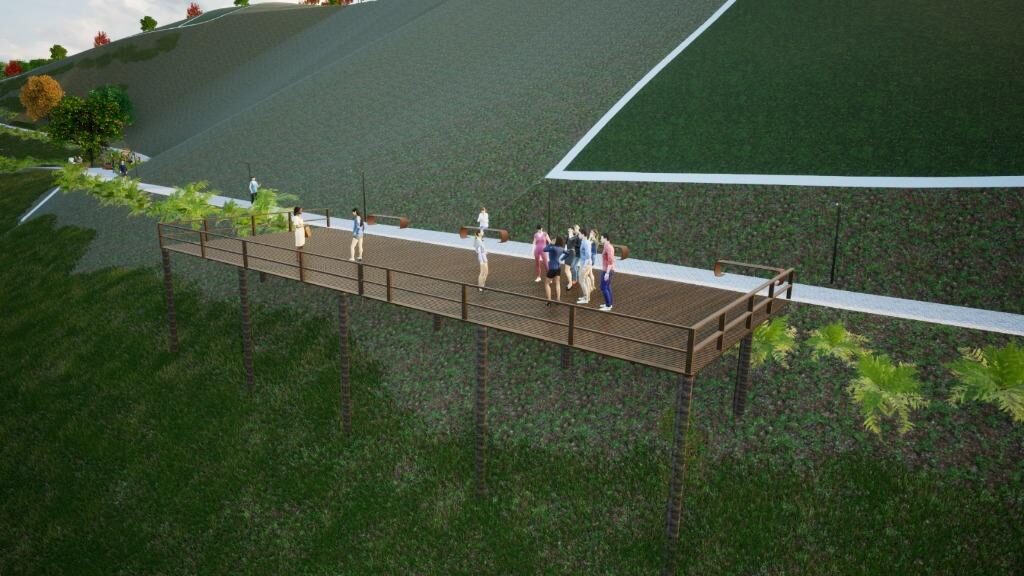 Foto 3 de Terreno de 433,66 m² em loteamento fechado no Alto do Parque