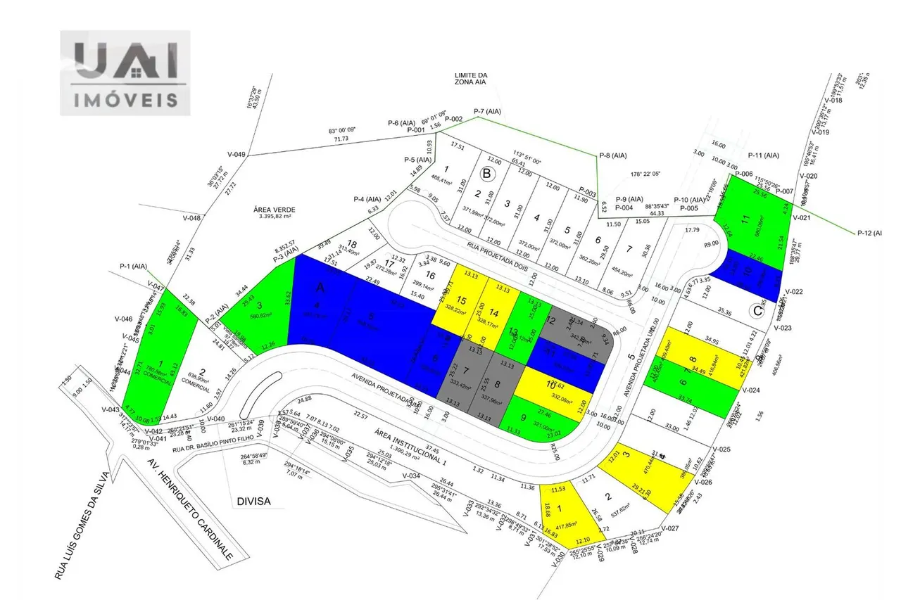 Foto 8 de Lotes a partir de 321 m² no Loteamento Dona Flora, com portaria, Varginha