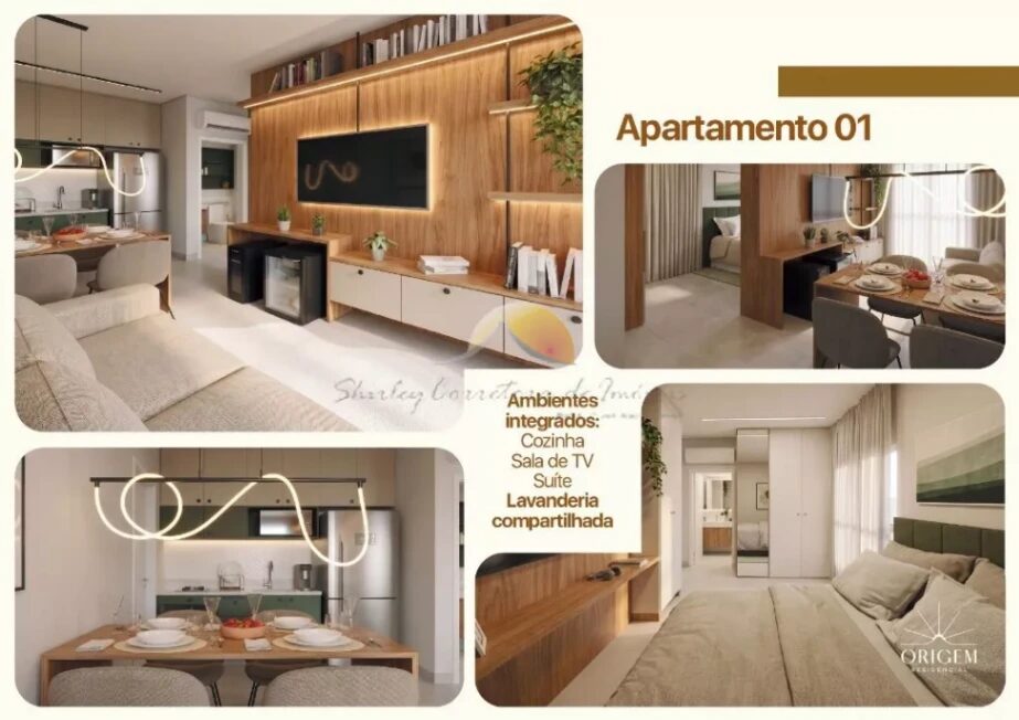 Foto 6 de Apartamento de 34 m² em Nossa Senhora da Agonia