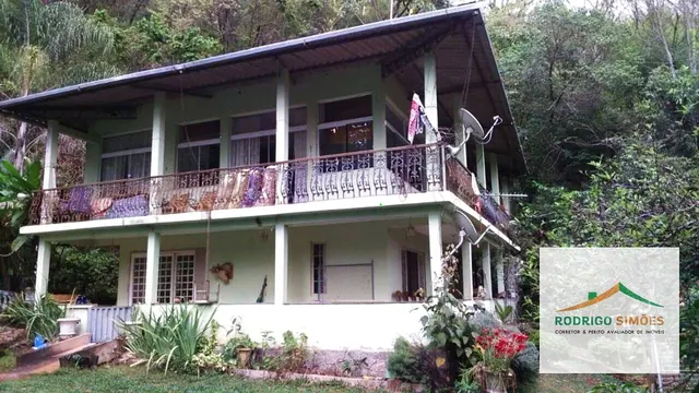 Foto 1 de Sítio com sobrado de 3 suítes, piscina e cachoeira, São Pedro