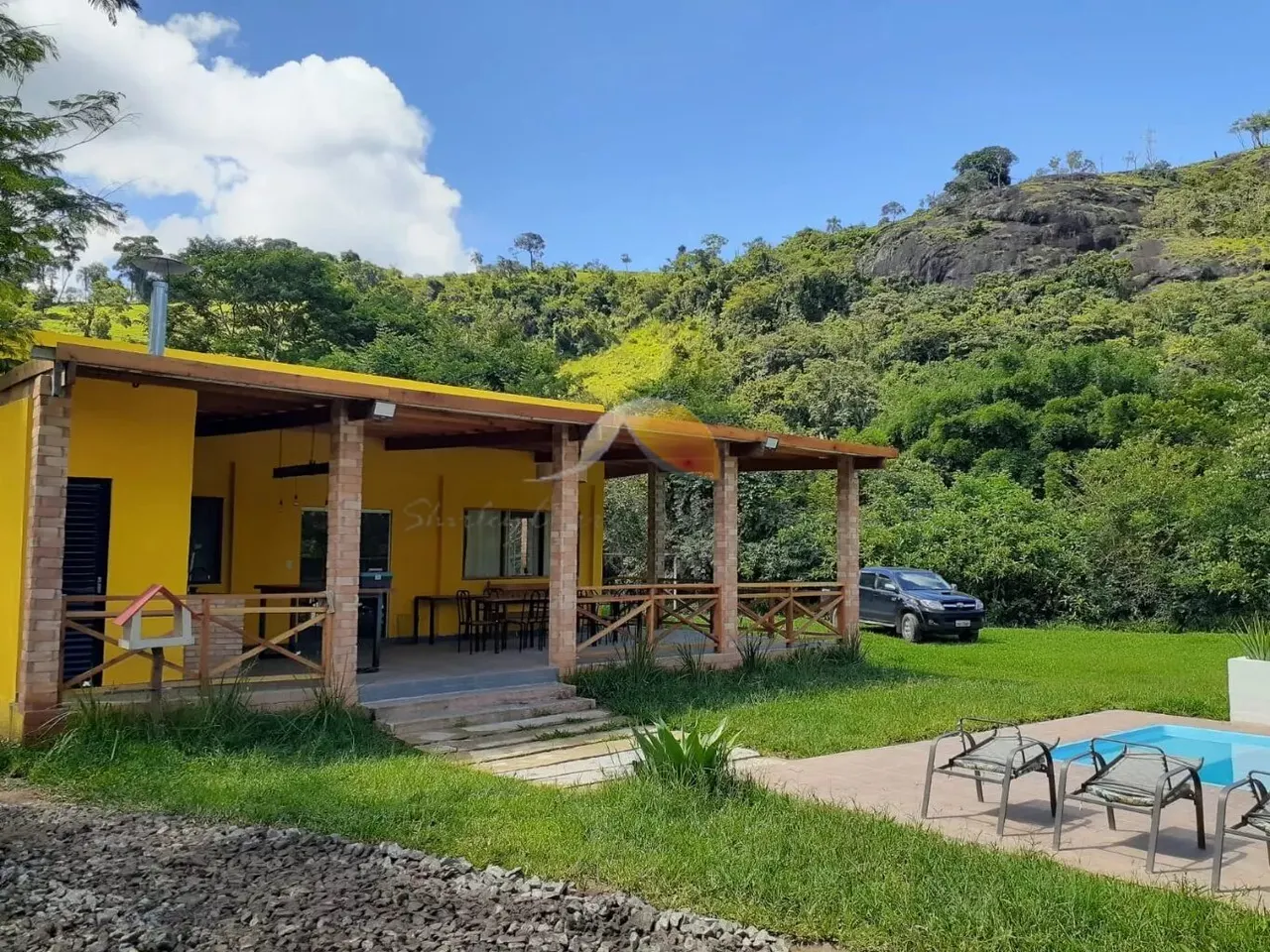 Foto 3 de Sítio de 3 quartos com piscina, área gourmet e campo, Ano Bom
