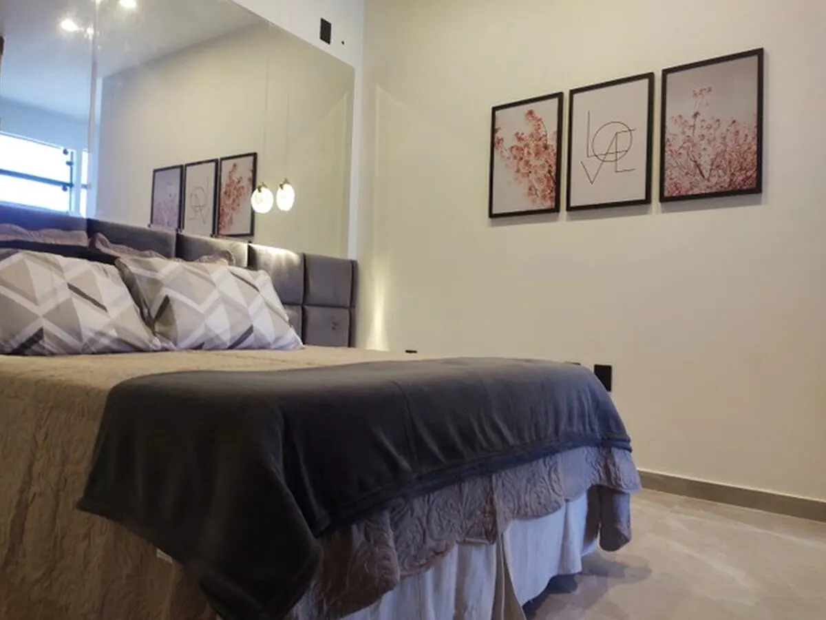 Foto 6 de Sobrado novo e mobiliado de 3 quartos com spa, closet e automação, Pinheirinho