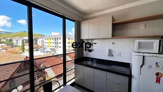 Foto 1 de Studio mobiliado com sacada a 80 m da Unifei, Nossa Senhora da Agonia