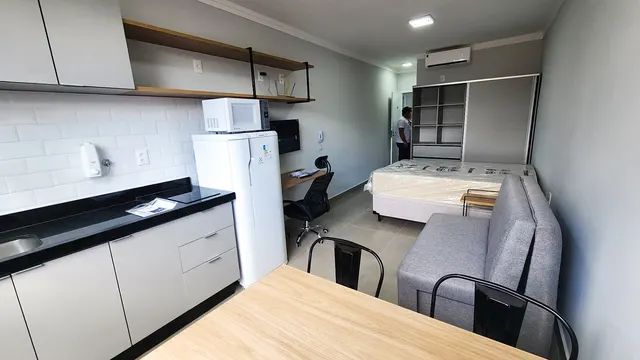 Foto 1 de Studio mobiliado com ar-condicionado perto da UNIFEI, Nossa Senhora da Agonia