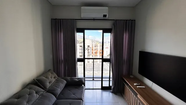 Foto 1 de Studio mobiliado de 40 m² com sacada no Residencial Itália, Centro