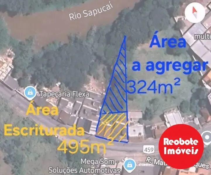 Foto 5 de Terreno de 495 m² com duas casas antigas em avenida comercial, São Sebastião