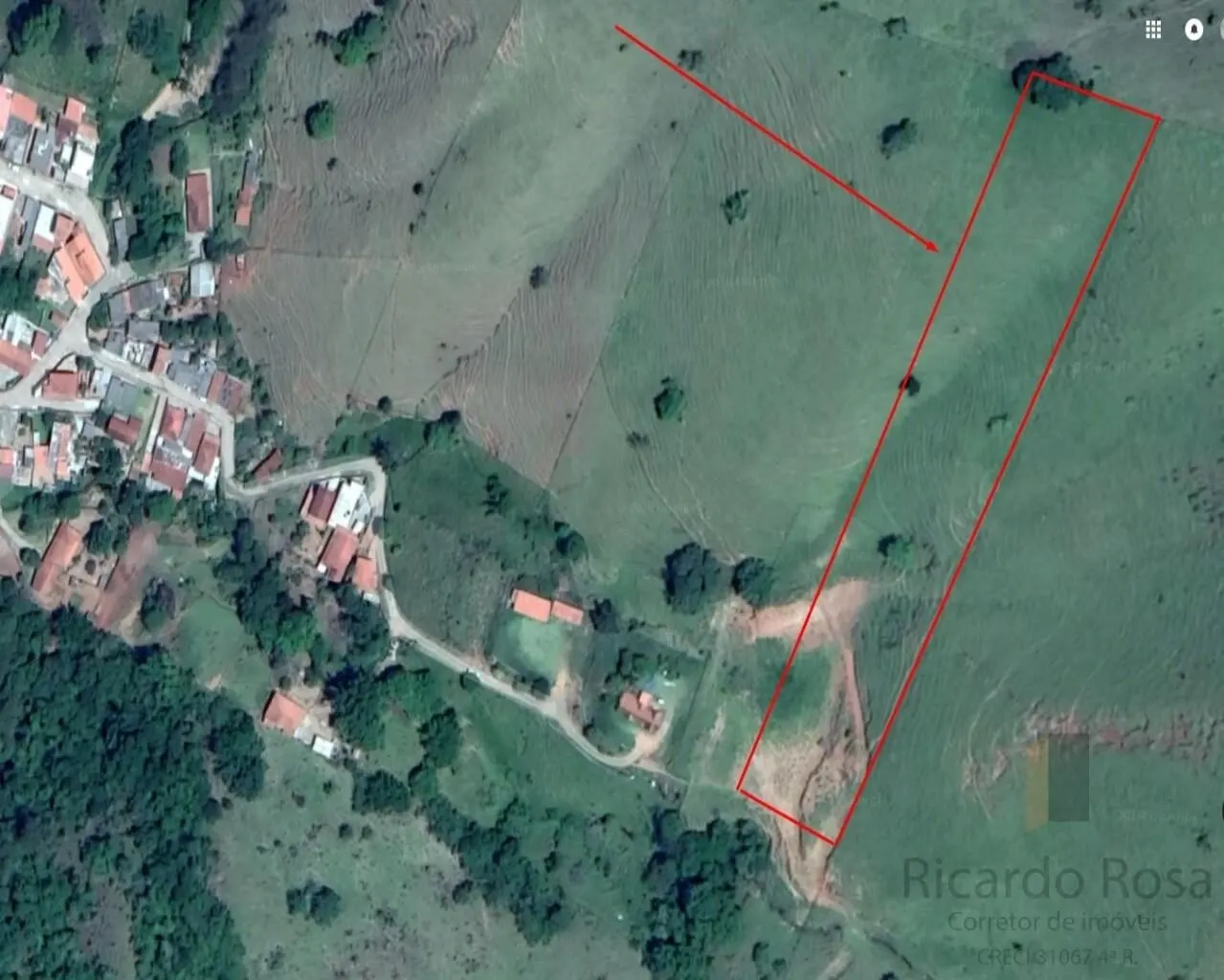 Foto 8 de Terreno de 7.600 m² com área plana e vista, parte alta do Anhumas