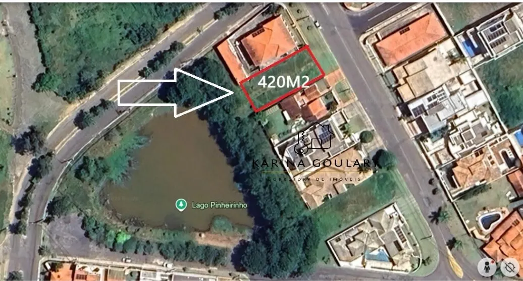 Foto 4 de Terreno plano de 420 m² em frente ao lago, Pinheirinho