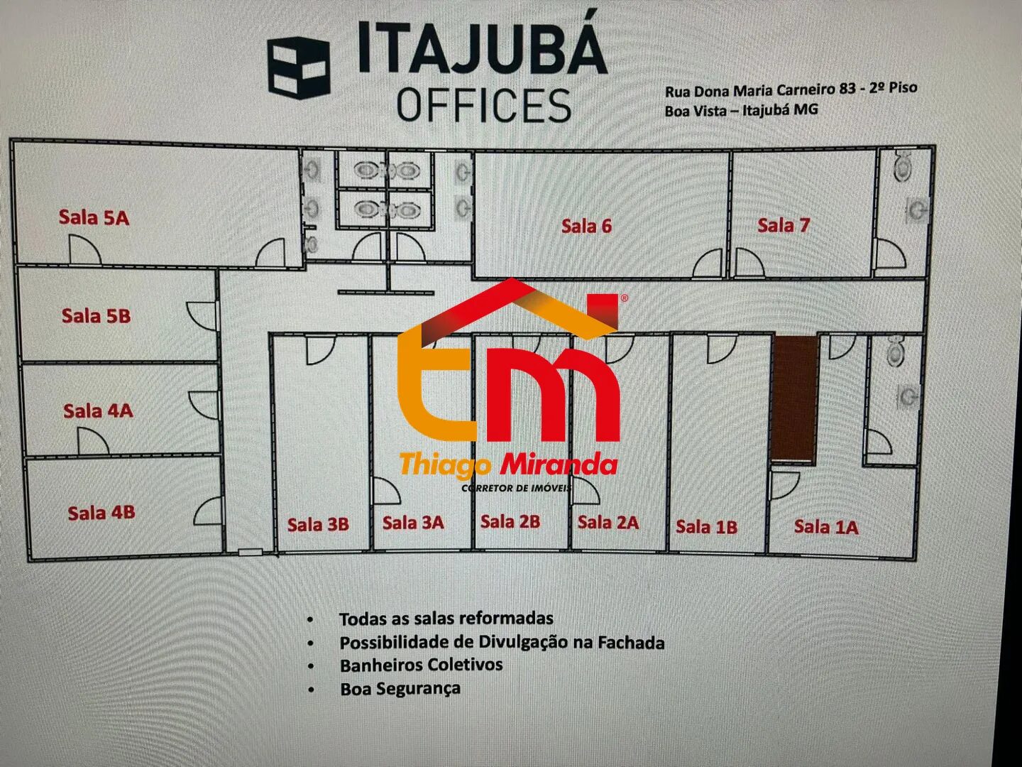 Foto 6 de Prédio comercial de 7 salas no Centro, Itajubá